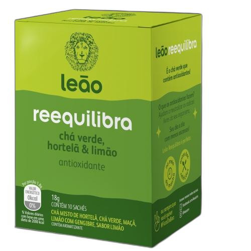 Detalhes do produto Cha Reequilibra 18Gr (10Un)  Leao Limao.hortela