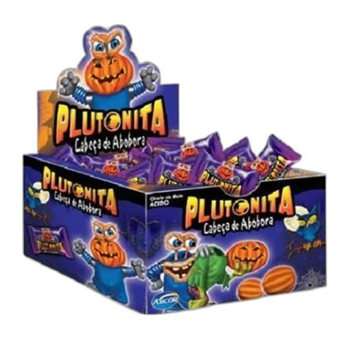 Detalhes do produto Chicle Plutonita Cabeca De Abobora 36Un  Tutti Frutti