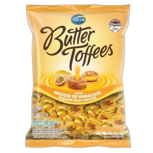Detalhes do produto Bala Butter Toffe 100Gr Arcor Maracuja