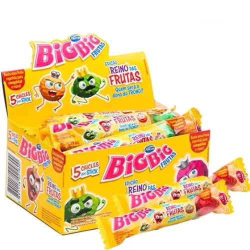 Detalhes do produto Chicle Big Big 12X22,5Gr Arcor Frutas