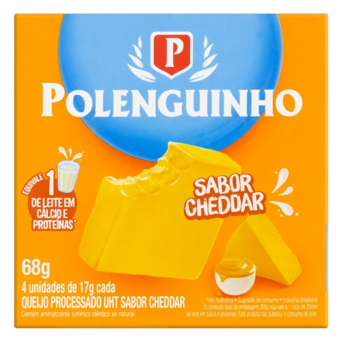 Detalhes do produto Polenguinho 4Un 68Gr Polenghi Cheddar