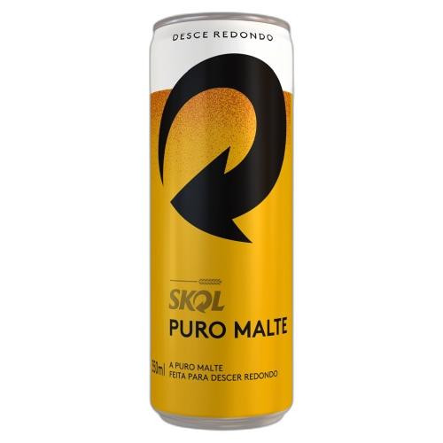 Detalhes do produto Cerveja Skol Puro Malte Lata 350Ml Ambev .