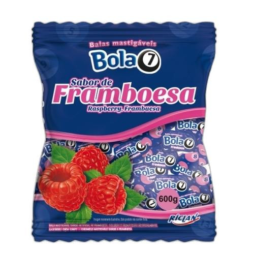 Detalhes do produto Bala Mast Bola 7 600Gr Riclan Framboesa