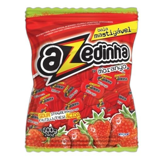 Detalhes do produto Bala Mast Azedinha 600Gr Riclan Morango