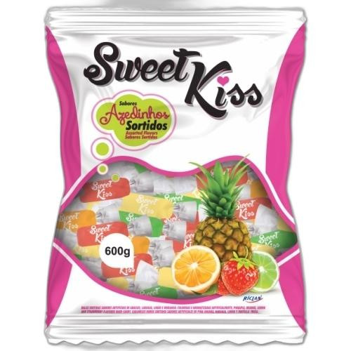 Detalhes do produto Bala Dura Sweet Kiss 600Gr Riclan Sortidos