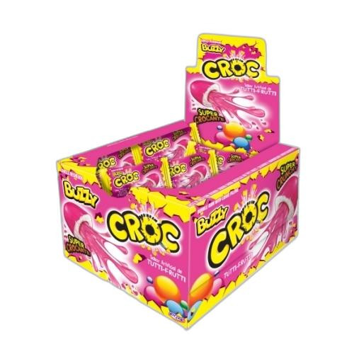 Detalhes do produto Chicle Buzzy Croc 40Un 172Gr Riclan Tutti Frutti