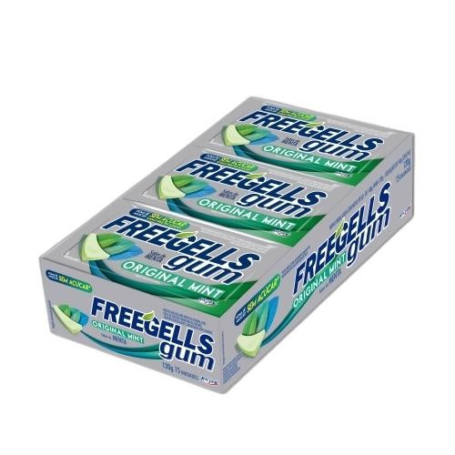 Detalhes do produto Chicle Freegells Gum 15Un Riclan Mints