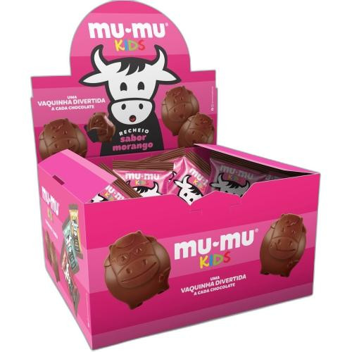 Detalhes do produto Choc Mumu Kids 24X15,6Gr Neugebauer Morango