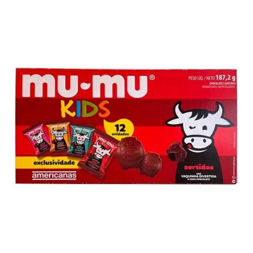 Detalhes do produto Bombom Mumu Kids Dp 187,2Gr Neugebauer Sortido