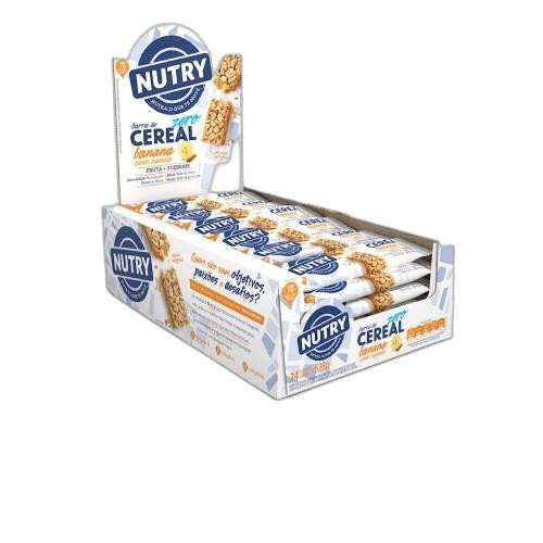 Detalhes do produto Barra Cereais Nutry Zero 24X22Gr Nutrime Banana.canela