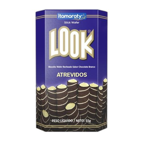 Detalhes do produto Bisc Wafer Look Atrevidos Dp 55Gr Itama Choc Bco