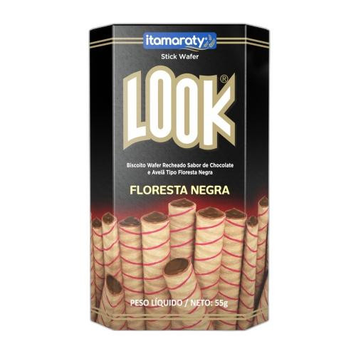 Detalhes do produto Bisc Wafer Look Floresta Negra Dp 55Gr Choc.avela