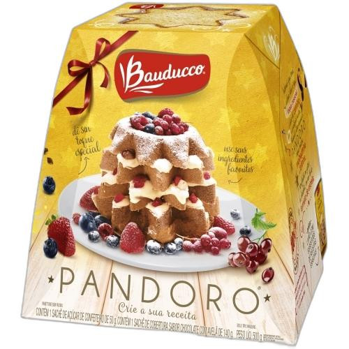 Detalhes do produto Panettone Pandoro 500Gr Bauducco Sem Frutas