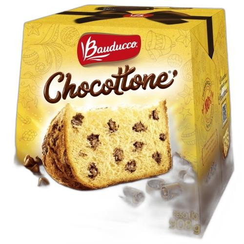 Detalhes do produto Panetone Chocottone 908Gr Bauducco Gotas Choc