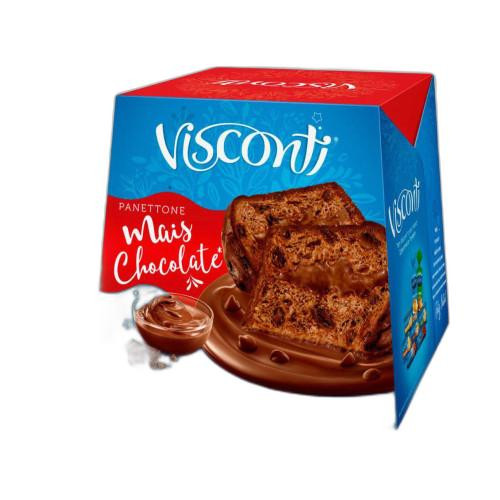Detalhes do produto Panettone Mais 450Gr Visconti Chocolate