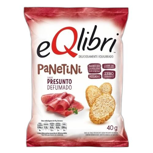 Detalhes do produto Torrada Eqlibri Panetini 40Gr Pepsico Presunto Defuma