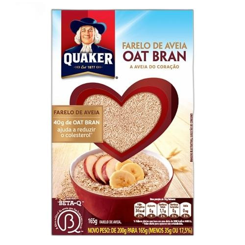 Detalhes do produto Farelo De Aveia Oat Bran 165Gr Quaker .