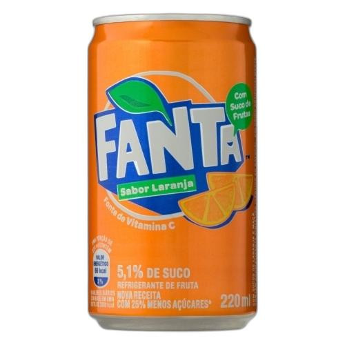 Detalhes do produto Refrig Fanta Mini Lt 220Ml Laranja