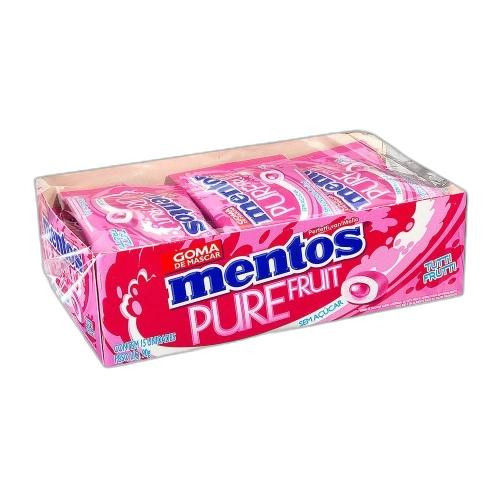 Detalhes do produto Chicle Mentos Pure Fruit Sache 15Un 90Gr Tutti Frutti