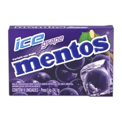 Detalhes do produto Drops Mentos Ice Dp 12Un Van Melle Uva