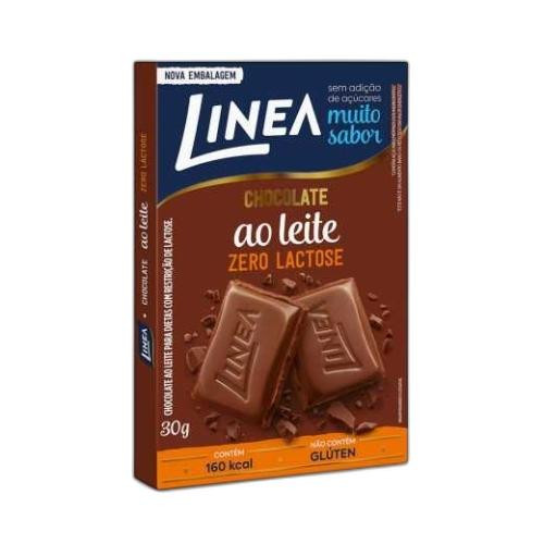 Detalhes do produto Choc Zero Lactose 30Gr Linea Ao Leite