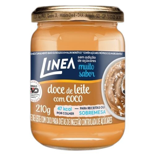 Detalhes do produto Doce Leite Diet Pt Vidro 210Gr Linea Leite.coco