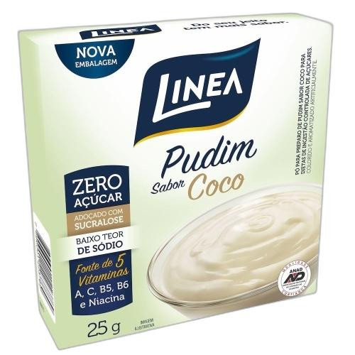 Detalhes do produto Pudim Po 25Gr Linea Coco