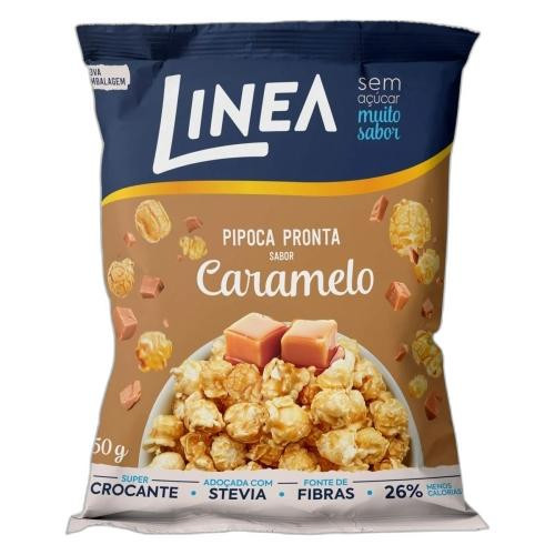 Detalhes do produto Pipoca Pronta 50Gr Linea Caramelo