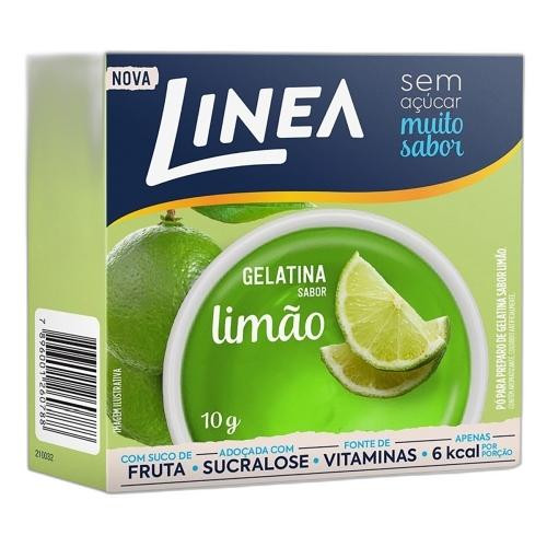 Detalhes do produto Gelatina Po 10Gr Linea Limao