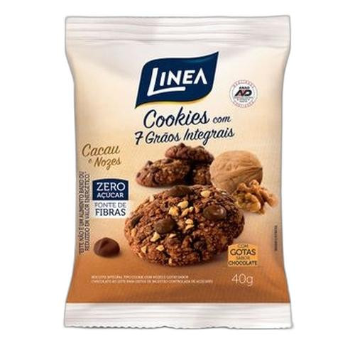 Detalhes do produto Bisc Cookies Pc 40Gr Linea Choc.nozes