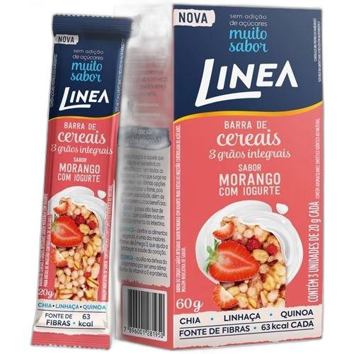 Detalhes do produto Barra Cereais Zero Acucar 03X20Gr Linea Morango Iogurte