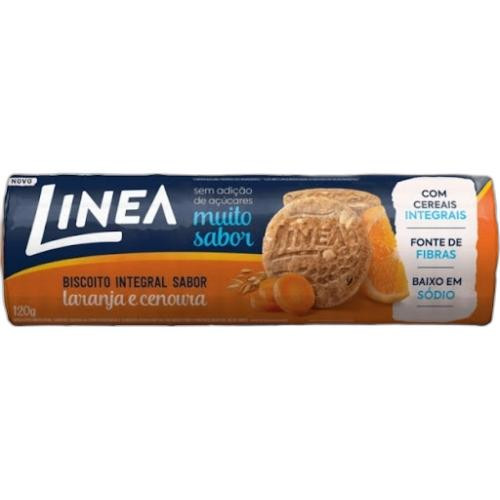 Detalhes do produto Bisc Integral 100Gr Linea Laranja.cenoura