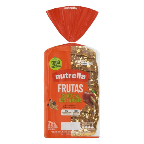 Detalhes do produto Pao Forma Supreme 500Gr Nutrella Frutas