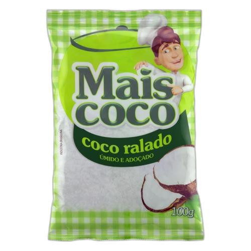 Detalhes do produto Coco Ralado Pc 100Gr Mais Coco Adocado.umido