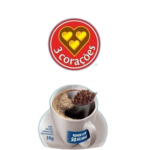 Detalhes do produto Cafe Soluvel Refil 50Gr Tres Coracoes Descafeinado