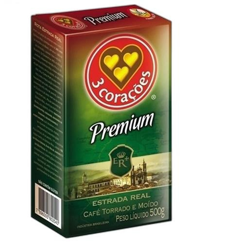 Detalhes do produto Cafe Torr/moido Vacuo 500Gr Tres Coracoe Premium