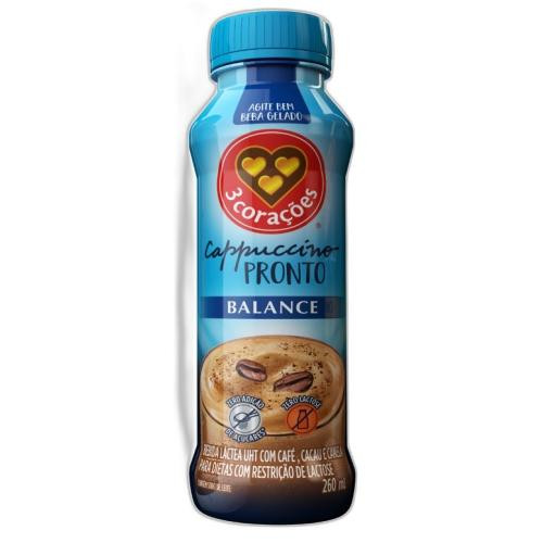 Detalhes do produto Bebida Lactea Cappuccino 260Ml Tres Cora Light