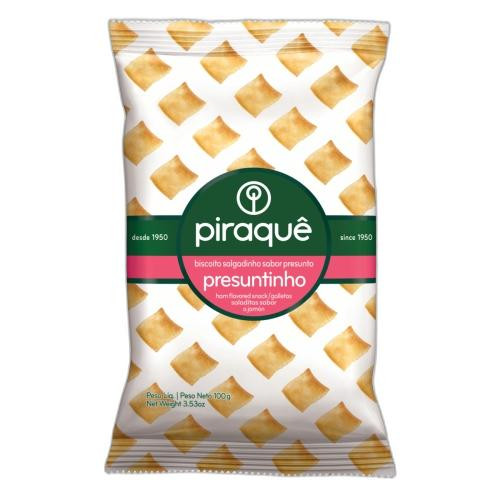 Detalhes do produto Bisc 100Gr Piraque Presunto