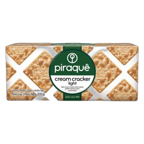 Detalhes do produto Bisc Cream Cracker Light 200Gr Piraque .