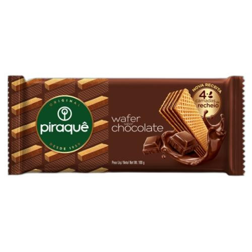 Detalhes do produto Bisc Wafer 100Gr Piraque Chocolate