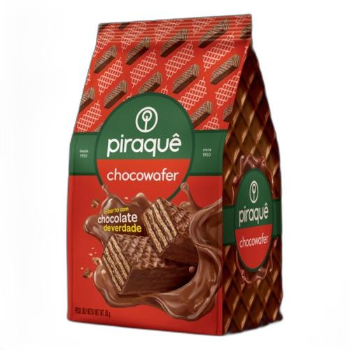 Detalhes do produto Bisc Wafer Chocowafer 63Gr Piraque Chocolate