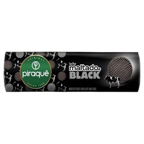 Detalhes do produto Bisc Leite Maltado 132Gr Piraque Black