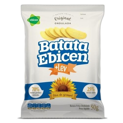 Detalhes do produto Batata Ond Chips Pc 50Gr Mais Lev Ebicen Original