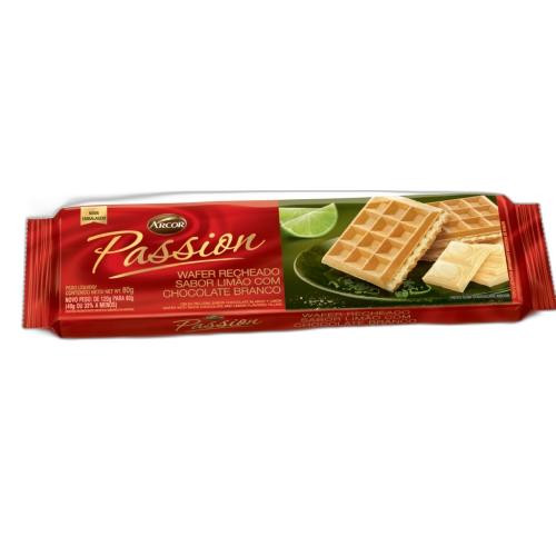 Detalhes do produto Bisc Wafer Passion 80Gr Arcor Limao