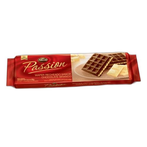 Detalhes do produto Bisc Wafer Passion 80Gr Arcor Choc Bco