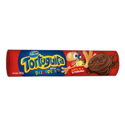 Detalhes do produto Bisc Rech Tortuguita 120Gr Arcor Brigadeiro