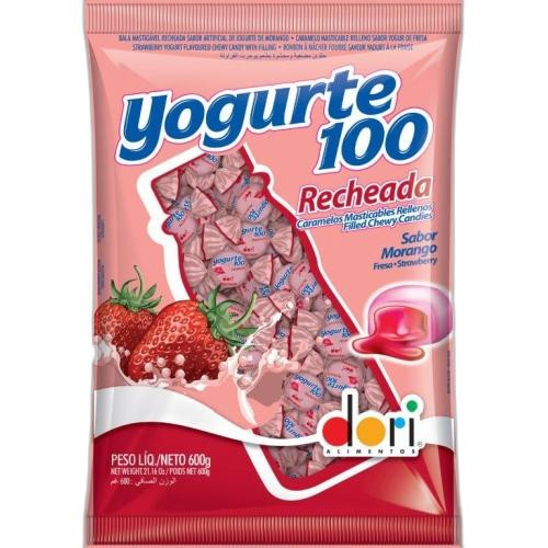 Detalhes do produto Bala Mast Rech Yogurte 100 600Gr Dori Iogurte Natural