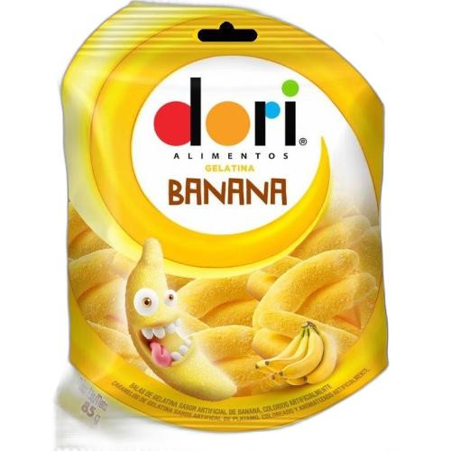 Detalhes do produto Bala Gel Banana 60Gr Dori Banana