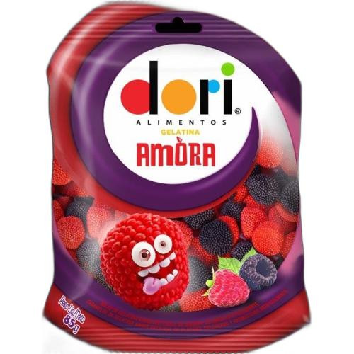 Detalhes do produto Bala Gel Amora 60Gr Dori Amora