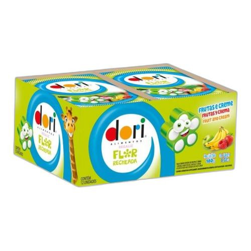 Detalhes do produto Bala Gel Regaliz Flor 12X15G Dori Frutas E Creme